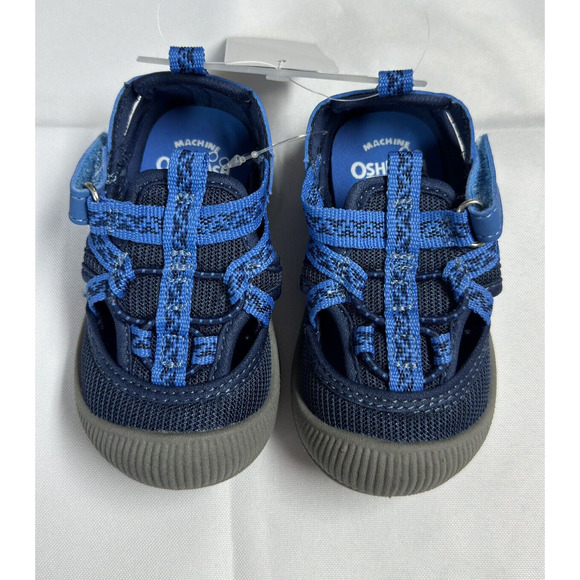 OshKosh Everplay Flexible Outsole Bump Toe Sandal Blue Toddler Size 5 - Picture 2 of 6